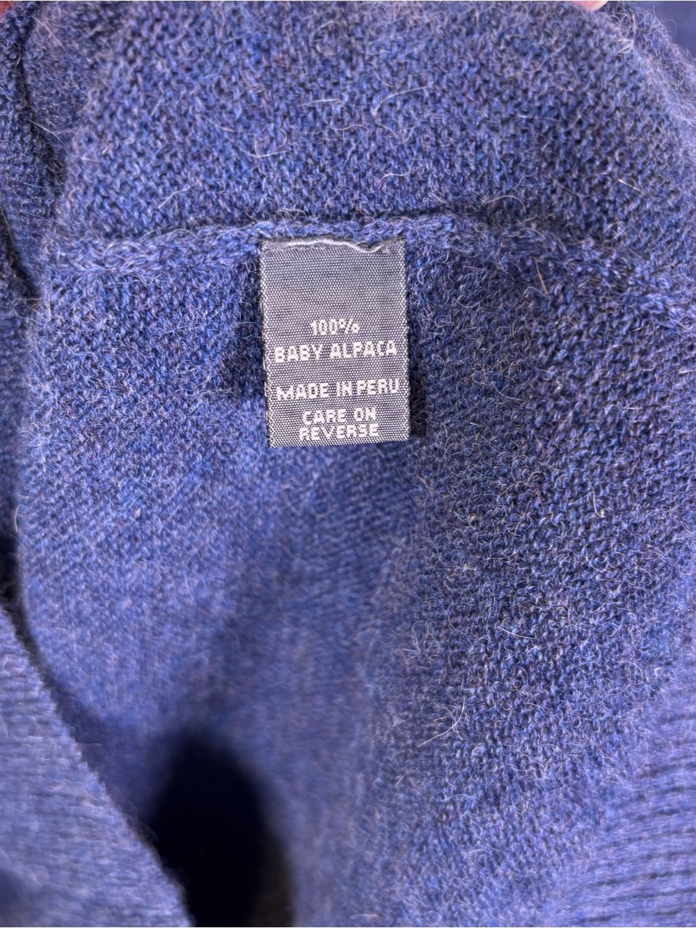 Classic Alpaca Ruffle Zip Front Sweater - Picture 5 of 7